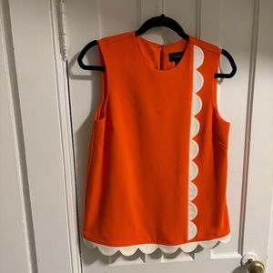 Like New Victoria Beckham for Target Orange Sleeveless Top (Size S)
